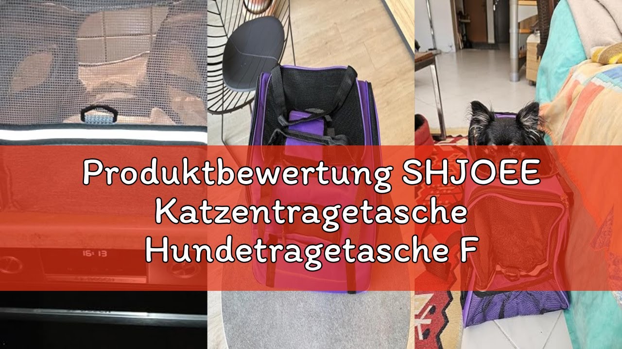 Produktbewertung SHJOEE Katzentragetasche Hundetragetasche Faltbar Haustiertragetasche Atmungsaktiv