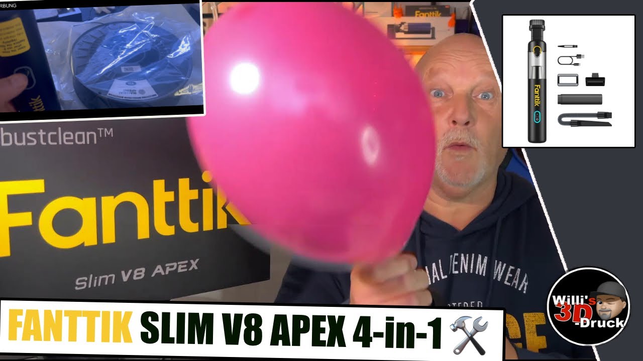 Werkstatt Tool Fanttik Slim V8 APEX Staubsauger