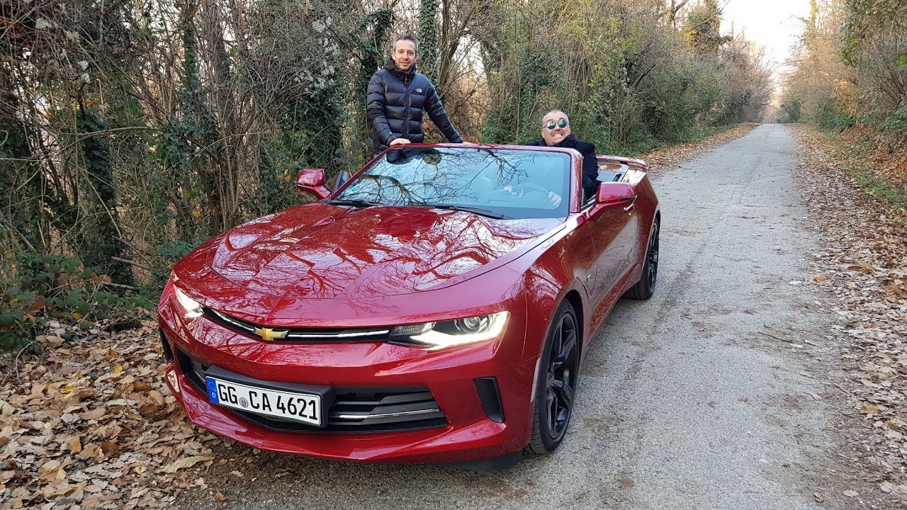 Chevrolet Camaro Cabriolet | Look americano motore europeo!