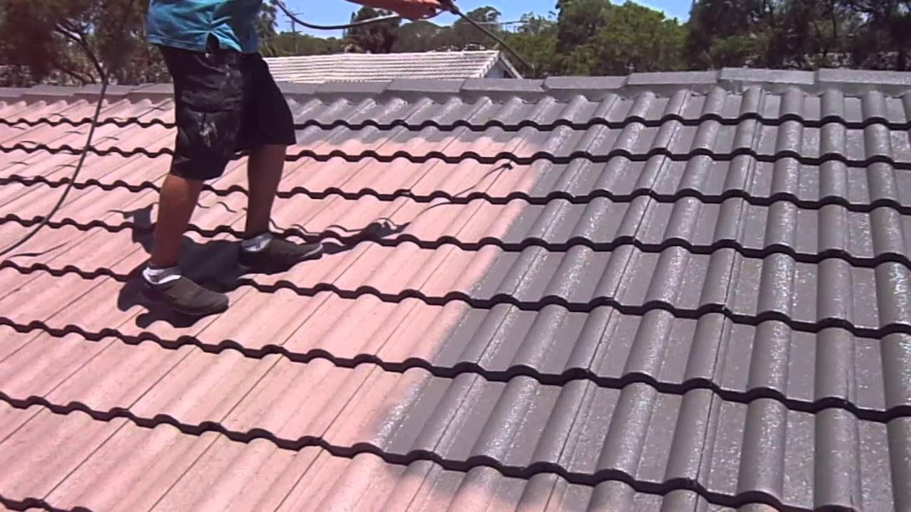 Spray Painting a Residential Roof - QPaint Brisbane Painter