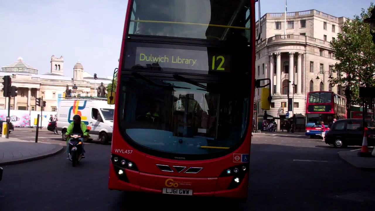 Go Ahead London Route 12 WVL437 LJ61GWW Wright Gemini VolvoB9TL Camberwell (Q)