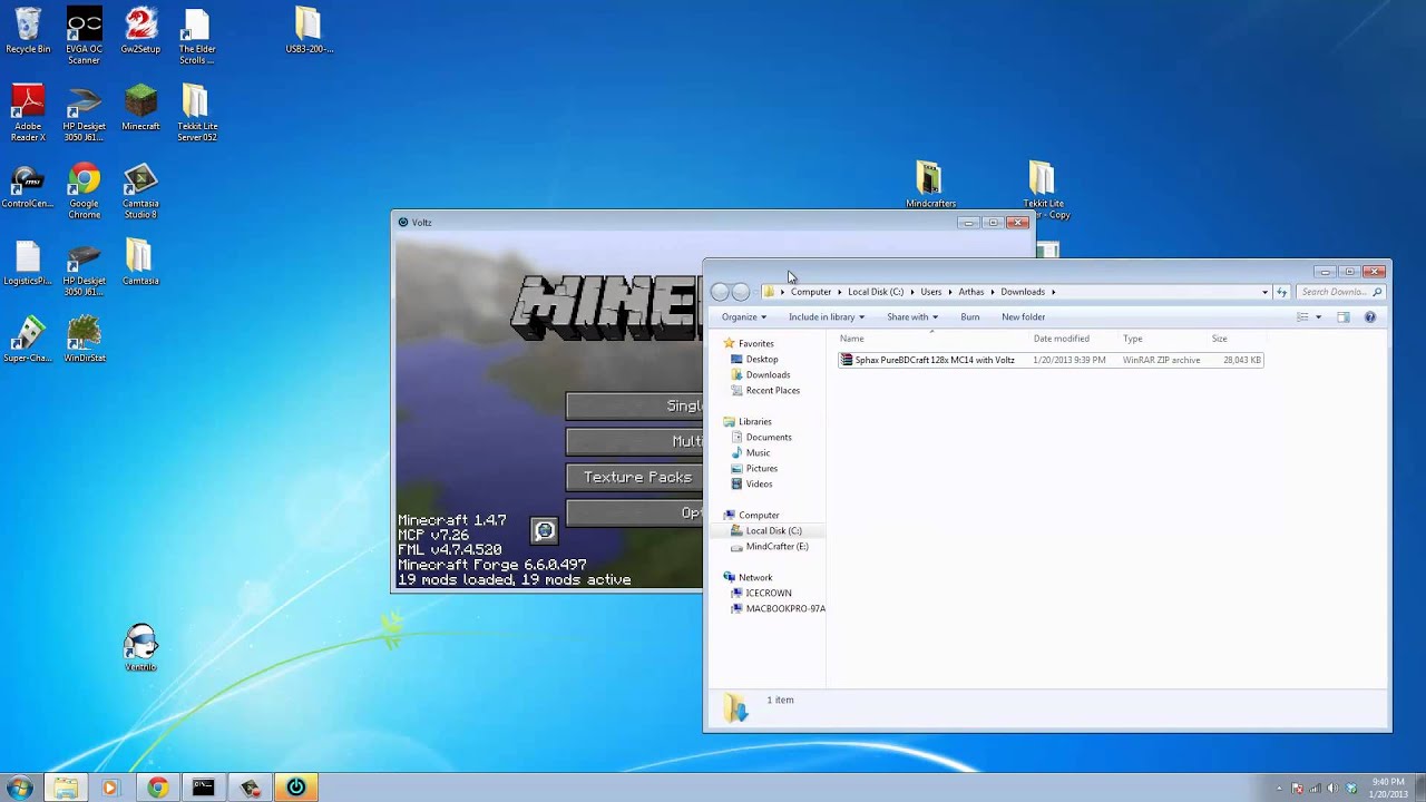 The MindCrafters - Tutorial - Installing Sphax PureBDcraft for Voltz
