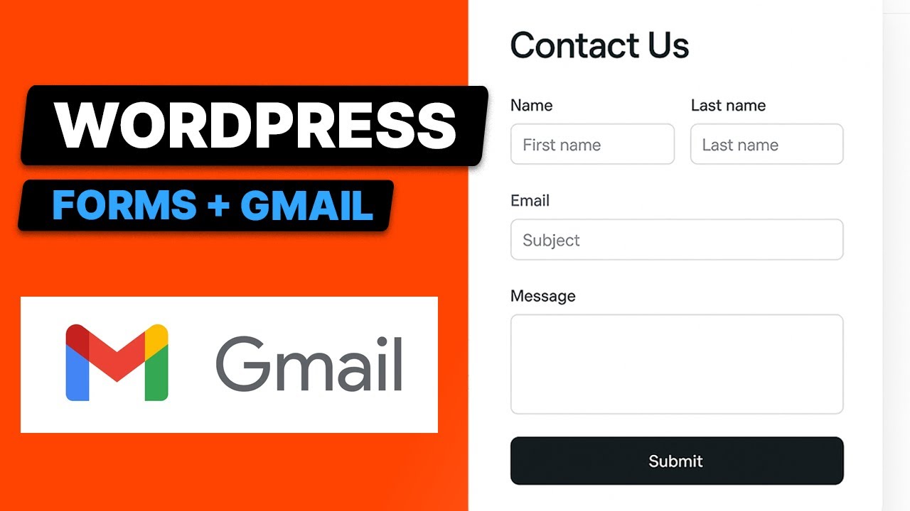 How to Send Emails from a FREE WordPress Contact Form Using Gmail (SMTP)