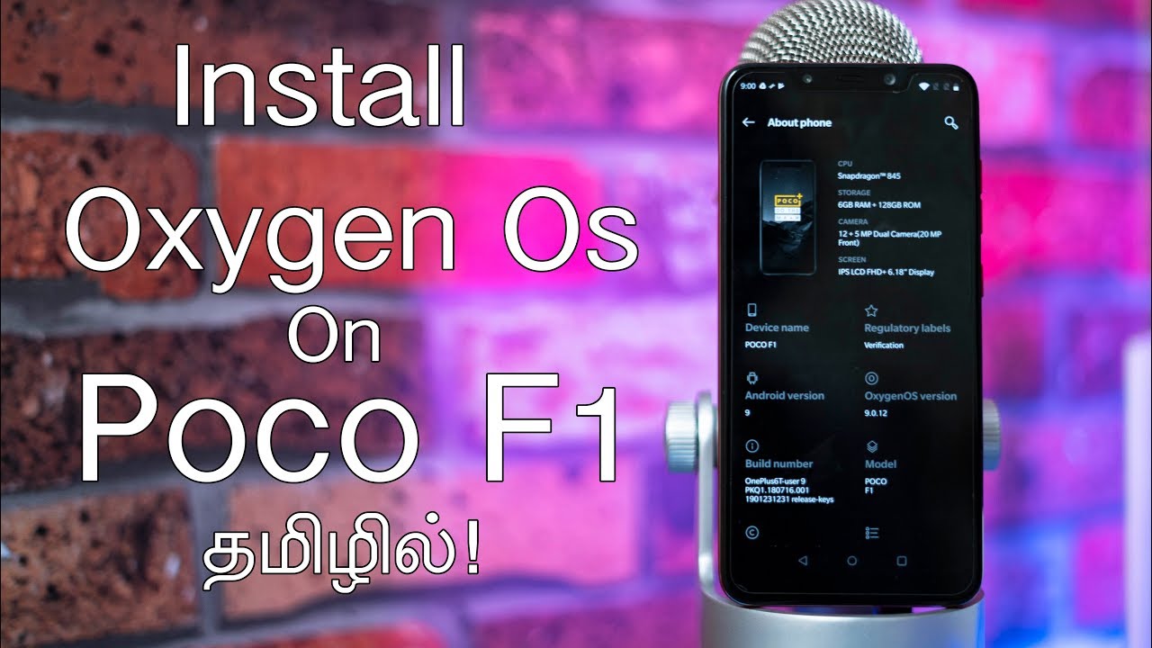 Install Oxygen Os On Poco F1 in Tamil! #CRSeries 2