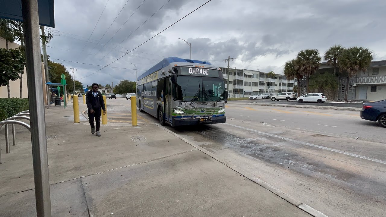 4K ⁶⁰ Miami-Dade Transit: 2019 NewFlyer Xcelesior XN40’ CNG #19109 On the 17 