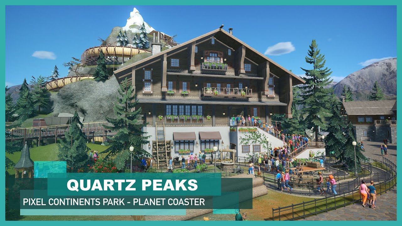 Quartz Peaks 🏔❄️⛏[Bobsled] | Planet Coaster