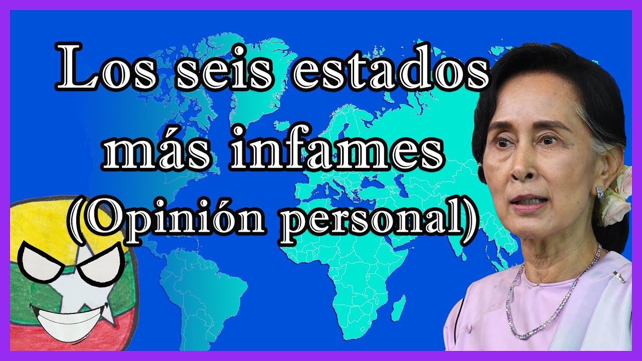 Los 6 estados que PEOR le caen a SEBAS  😡 🌏- El Mapa de Sebas