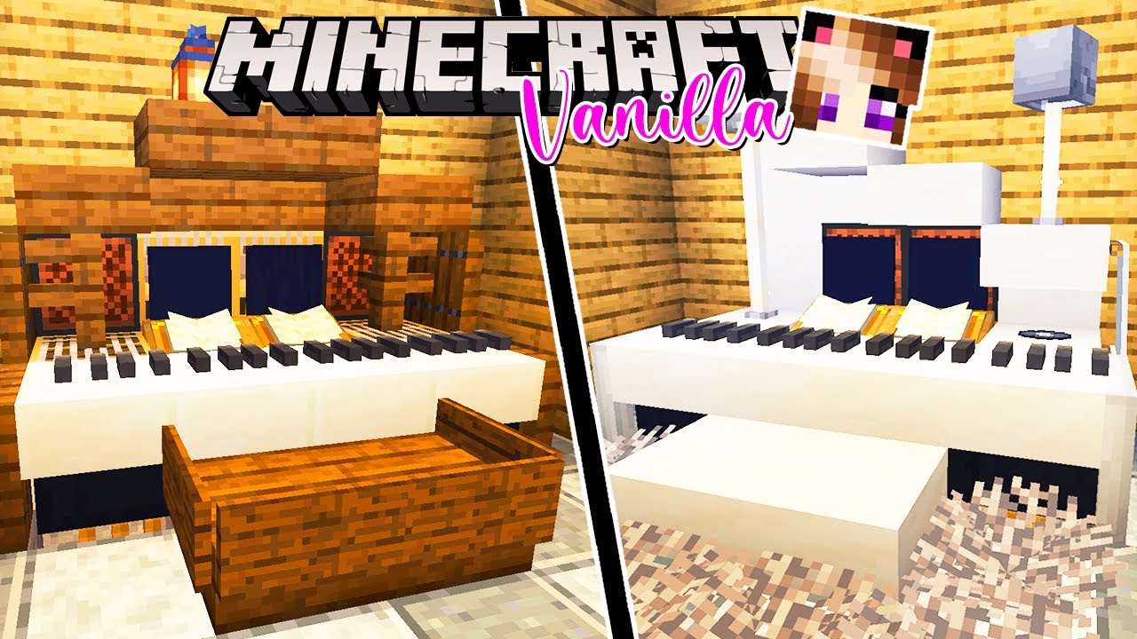 COSTRUISCO UN PIANOFORTE FUNZIONANTE IN MINECRAFT VANILLA WGF! 🎹