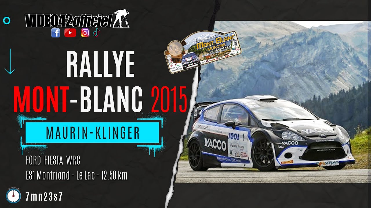 Rallye Mont-Blanc 2015 - Maurin/Klinger driving WRC Ford MSPORT Fiesta par video42officiel