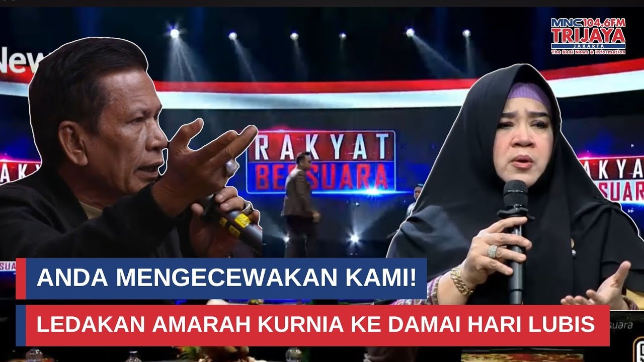 Emosi Meledak! Kurnia Tri Royani Marah Besar ke Damai Hari Lubis I Rakyat Bersuara