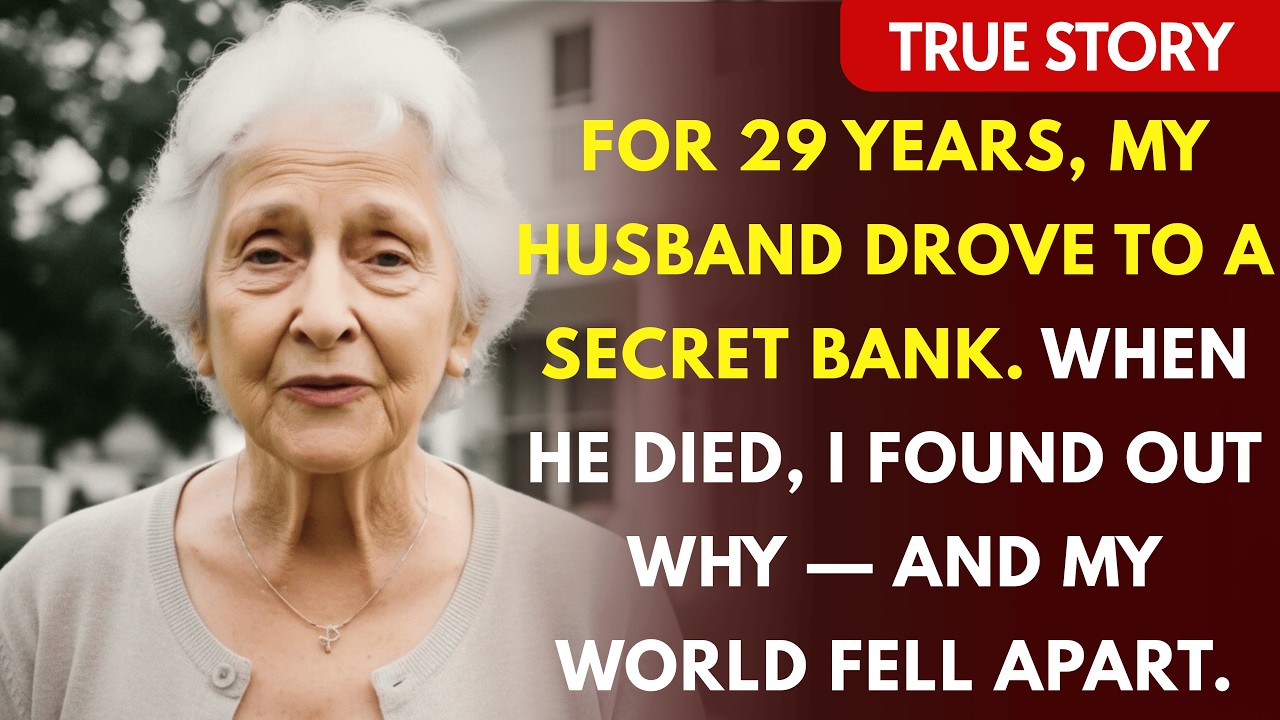 My Husband Drove 45 Minutes to a Different Bank Every Month for 29 Years. After He Died, I Found ...