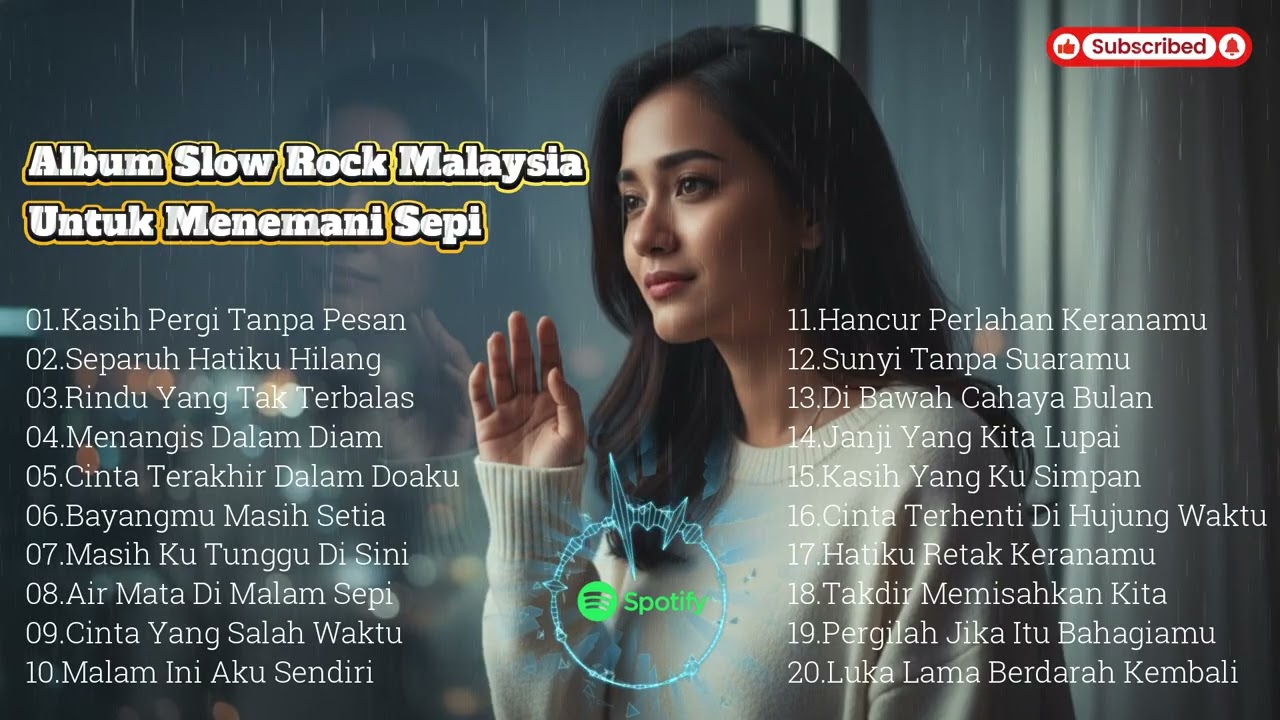 💔 Kumpulan Lagu Slow Rock Malaysia Patah Hati  Full Album