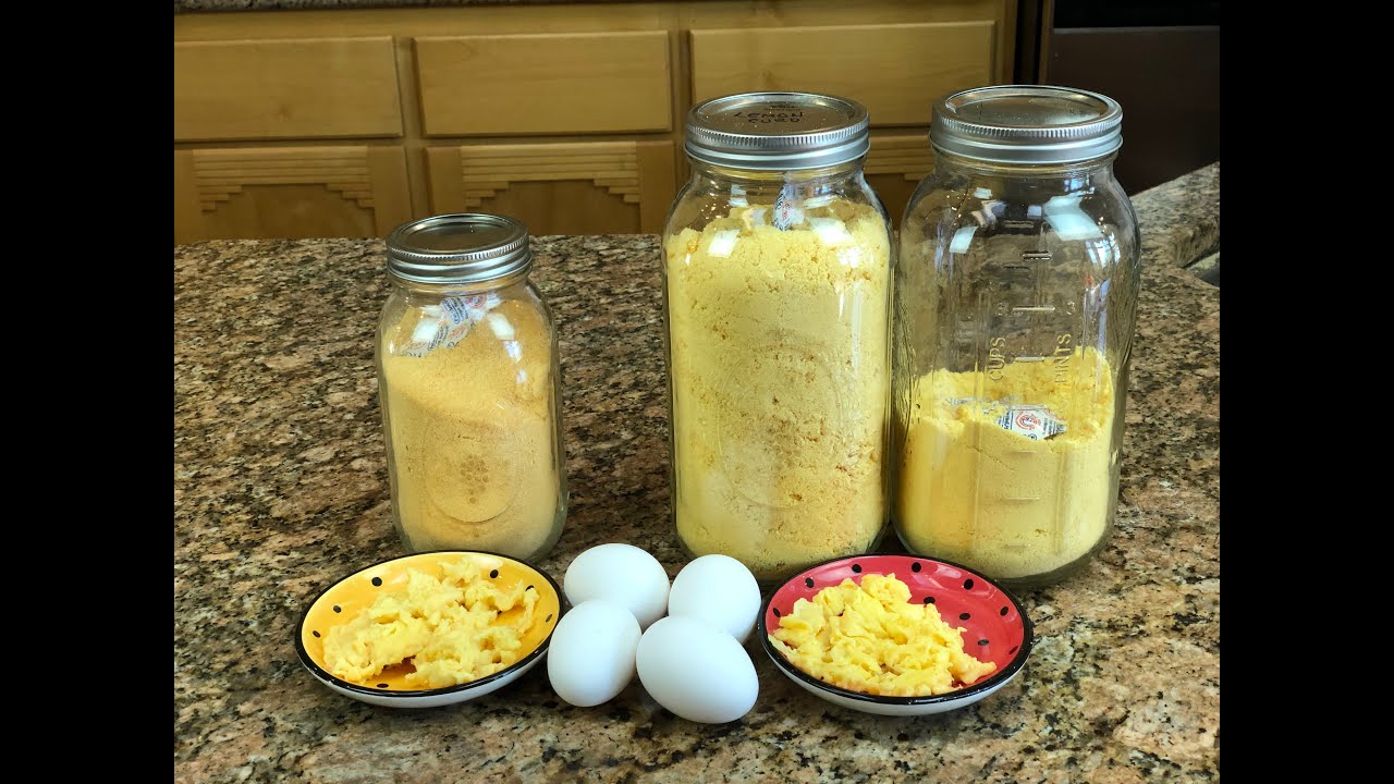Dehydrating and Freeze Drying Eggs for Long Term Storage