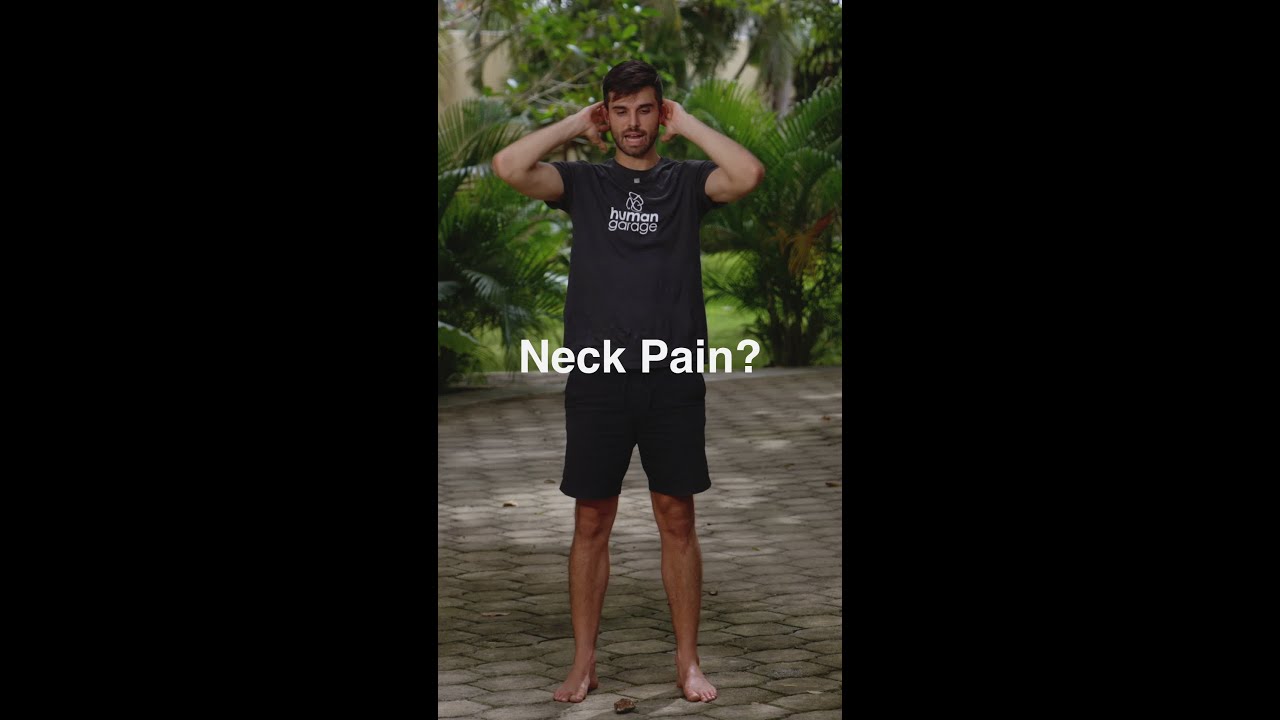 Got a stiff neck? 😣 #NeckPainRelief #FascialManeuver