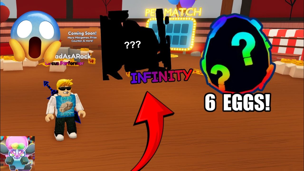 В игре Bubble Gum Simulator Infinity у меня вылупилось 6 призматических яиц, и получилось вот это...