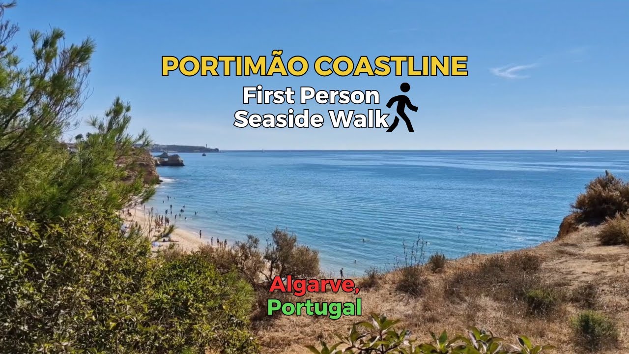 Sunny days on the beaches of Portimao - Street Walk October 2025