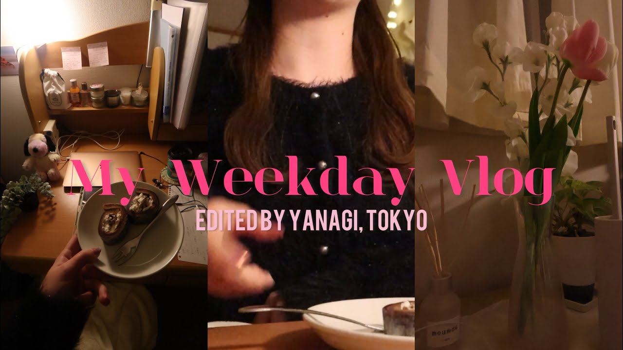 【平日vlog】ほぼ作業風景💻人間頑張り時もある🪴Weekday Vlog