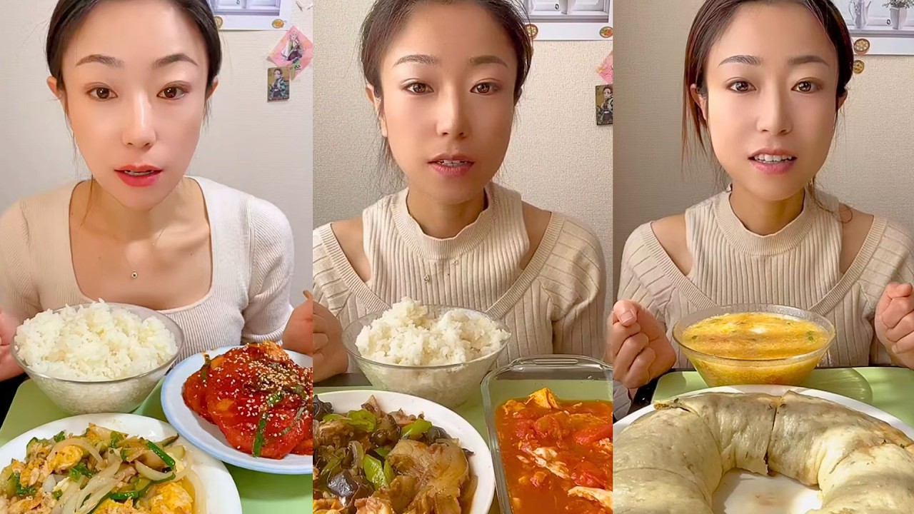 Chinese Home-Cooked Food Mukbang | Realistic Eating Sounds No Talking #491