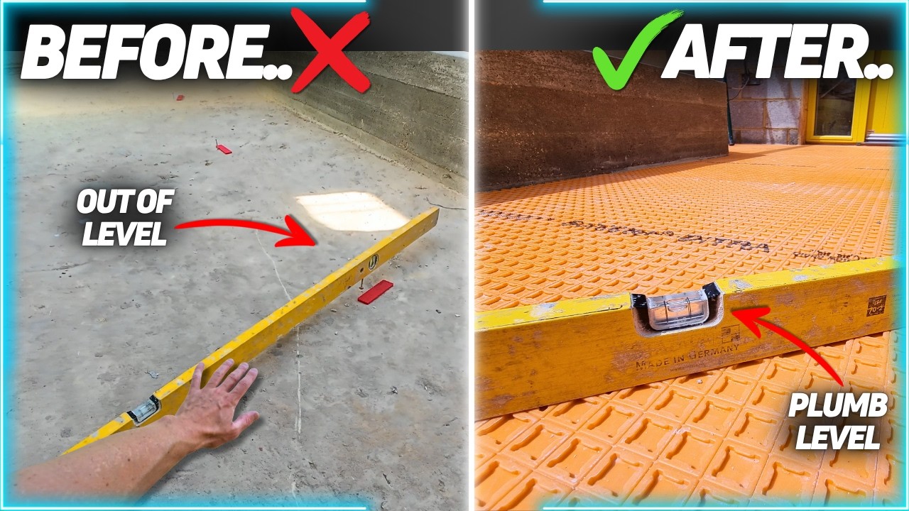 Self Levelling Floor | The Trick I Use That No One Talks About!