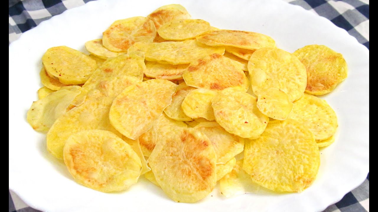 Patatas Chips al Microondas | Receta Fácil!