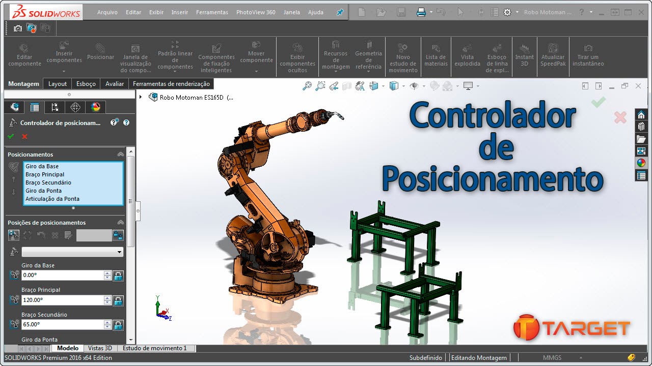 SolidWorks 2016 - Controlador de Posicionamento