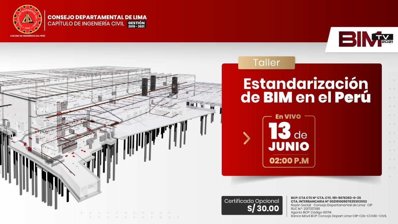 🚧Charla Libre | 🗂 Estandarización BIM en el Perú 🇵🇪 | BIM TV 📺