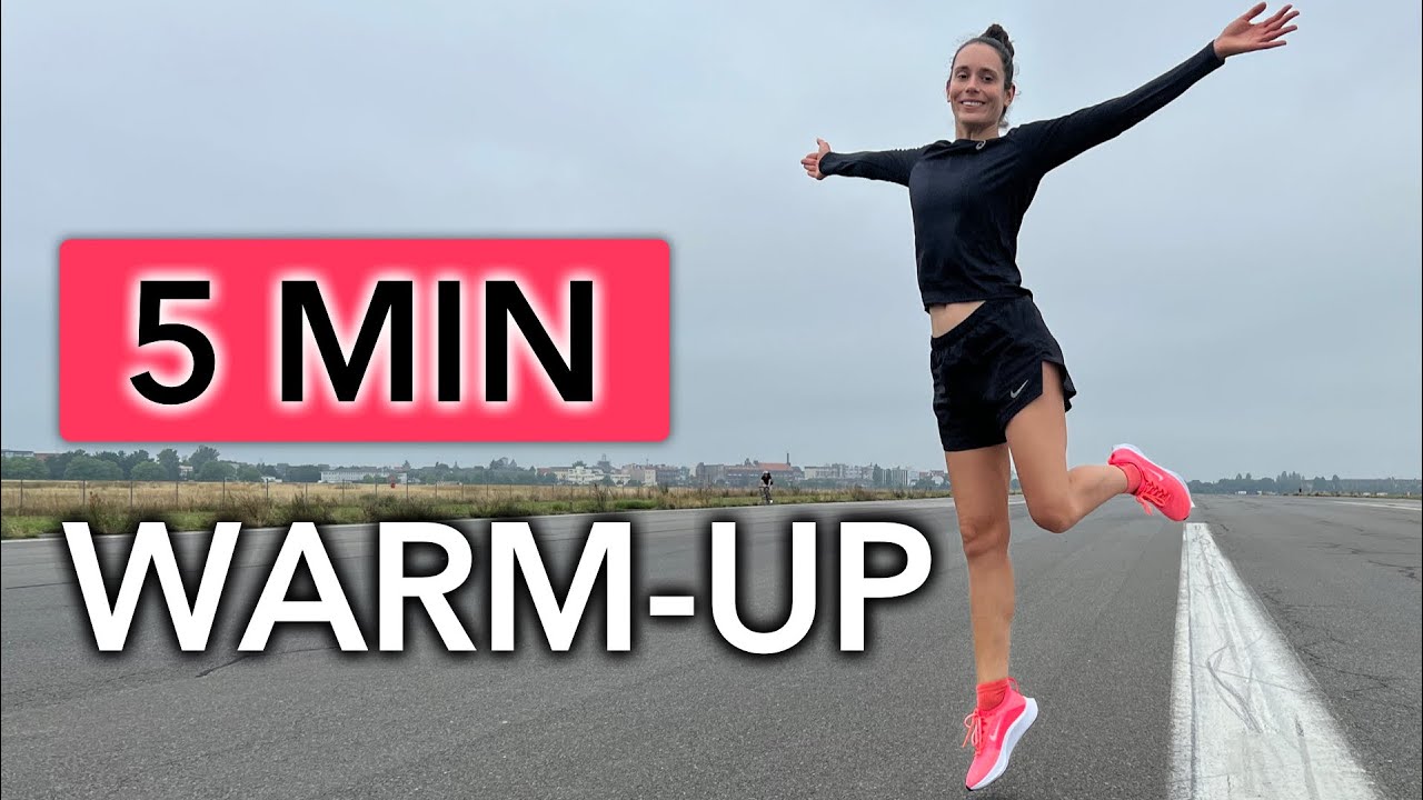 5 min WARM UP before WORKOUT, RUNNING & SPORT