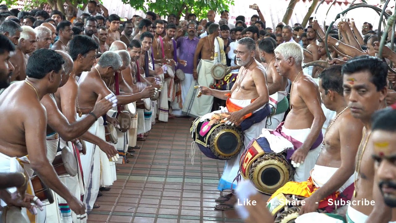 Panchavadyam | Kunissery Chandran, Kongad madhu at Parakkottukavu Thalappoli 2018
