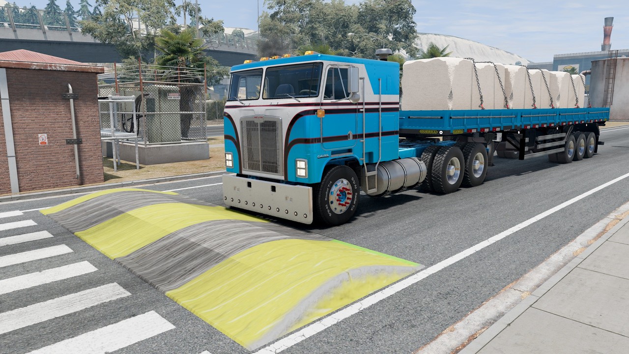 Trucks vs SpeedBump