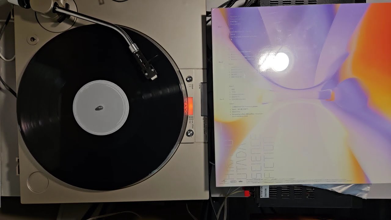 Utada Hikaru Science Fiction Album Vinyl, Disc 1, Side A then Side B