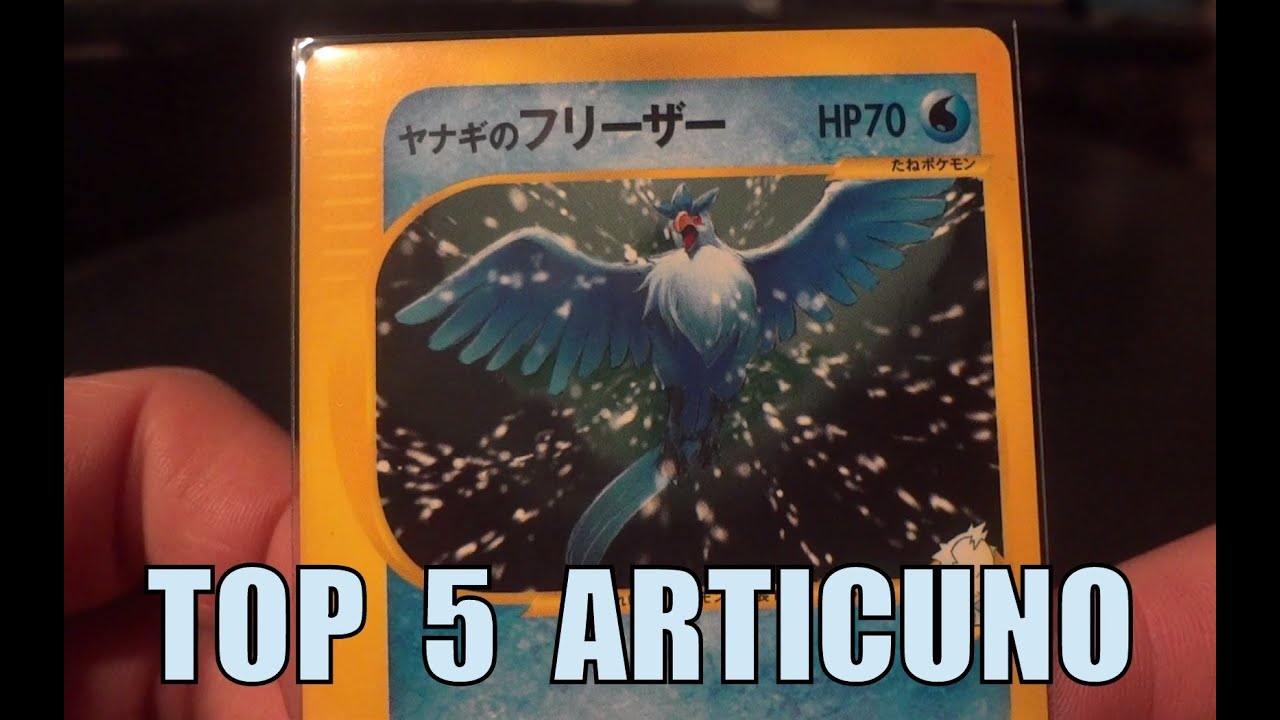 Top 5 Japanese Articuno Cards!