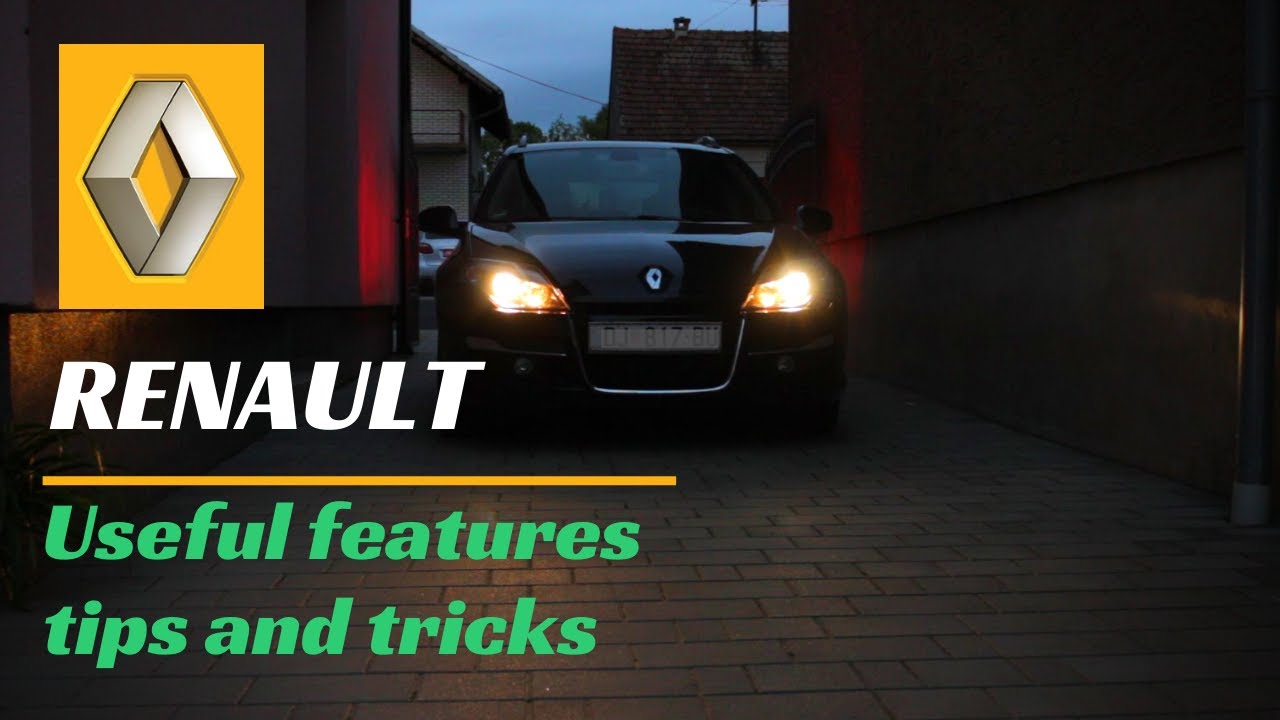 Полезные функции автомобиля — советы и рекомендации Renault