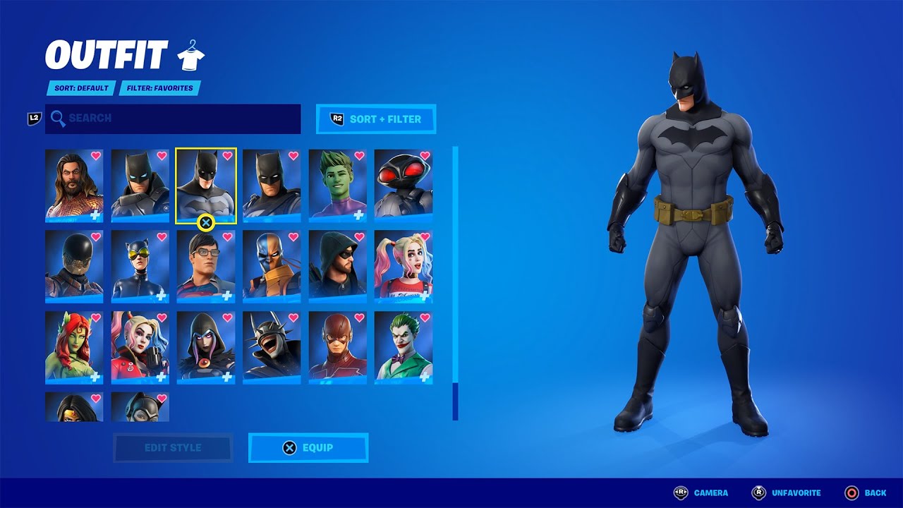 Fortnite All DC Series Skins, Emotes & Cosmetics full Set showcase! (Batman, Harley Quinn)