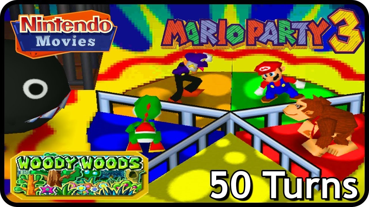 Mario Party 3 - Woody Woods (2 Players, 50 Turns!)