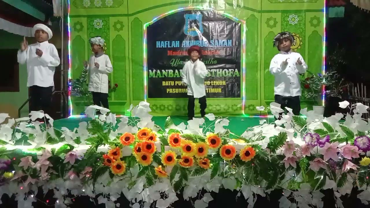 Hiburan akhir tahun Alfan sahil fathur abdan