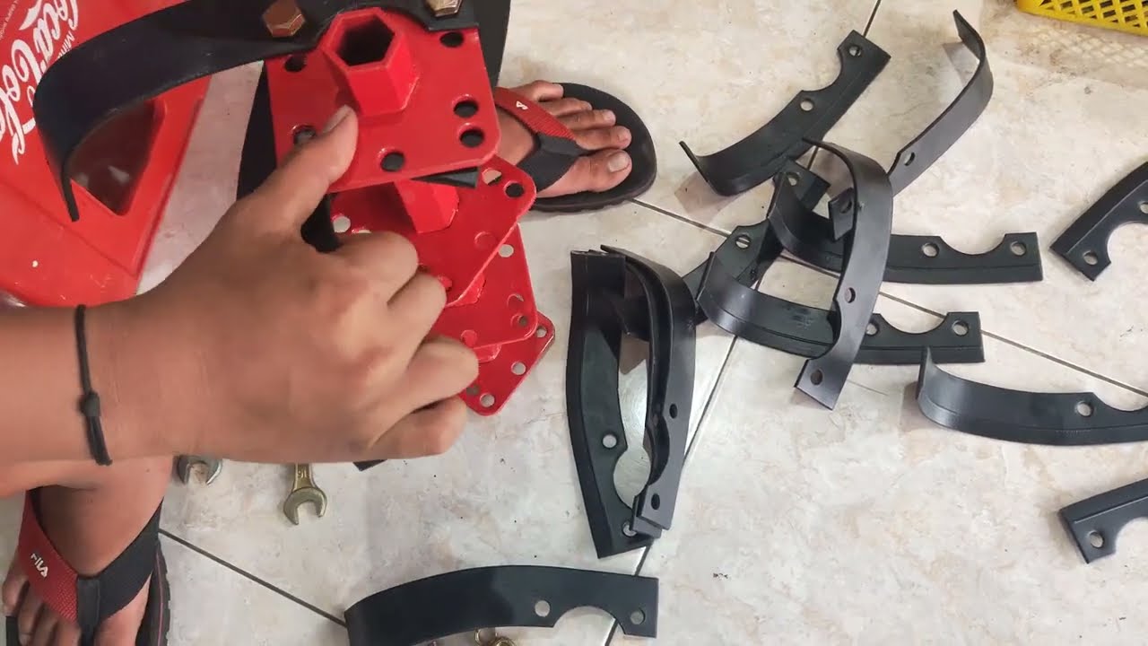 TUTORIAL PEMASANGAN BLADE ATAU CAKAR BAJA CULTIVATOR @Sidoasih_Diesel