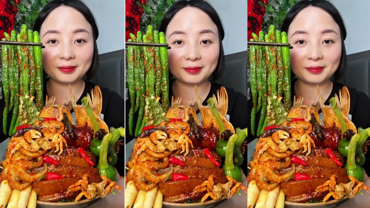 Satisfying Eating Braised Pork Supper | Delicious Home Cooking Eating Show