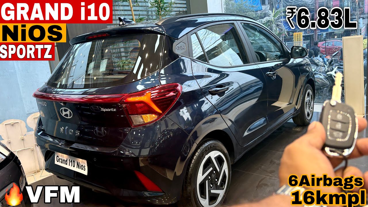 New Hyundai Grand i10 NiOS SPORTZ 2026 Model ✅i10 NiOS OnRoad ₹Price Mileage Features & Details 