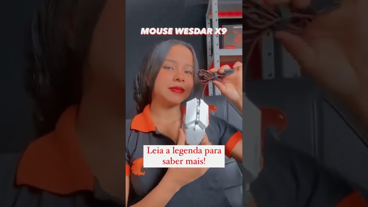 T&aacute; rolando sorteio do mouse WESDAR X9 (veja o coment&aacute;rio)