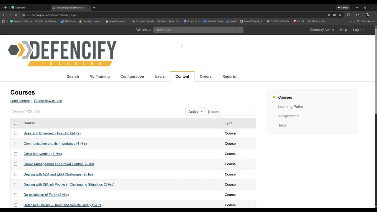 How to Assign Security Training Courses | Defencify LMS Tutorial