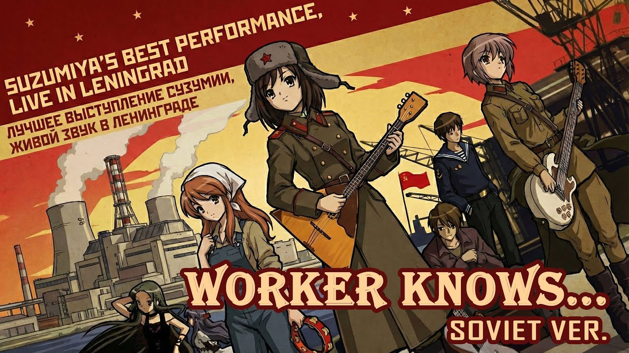 God knows… (Soviet Ver.) | Меланхолия Харухи Судзумии вставная песня