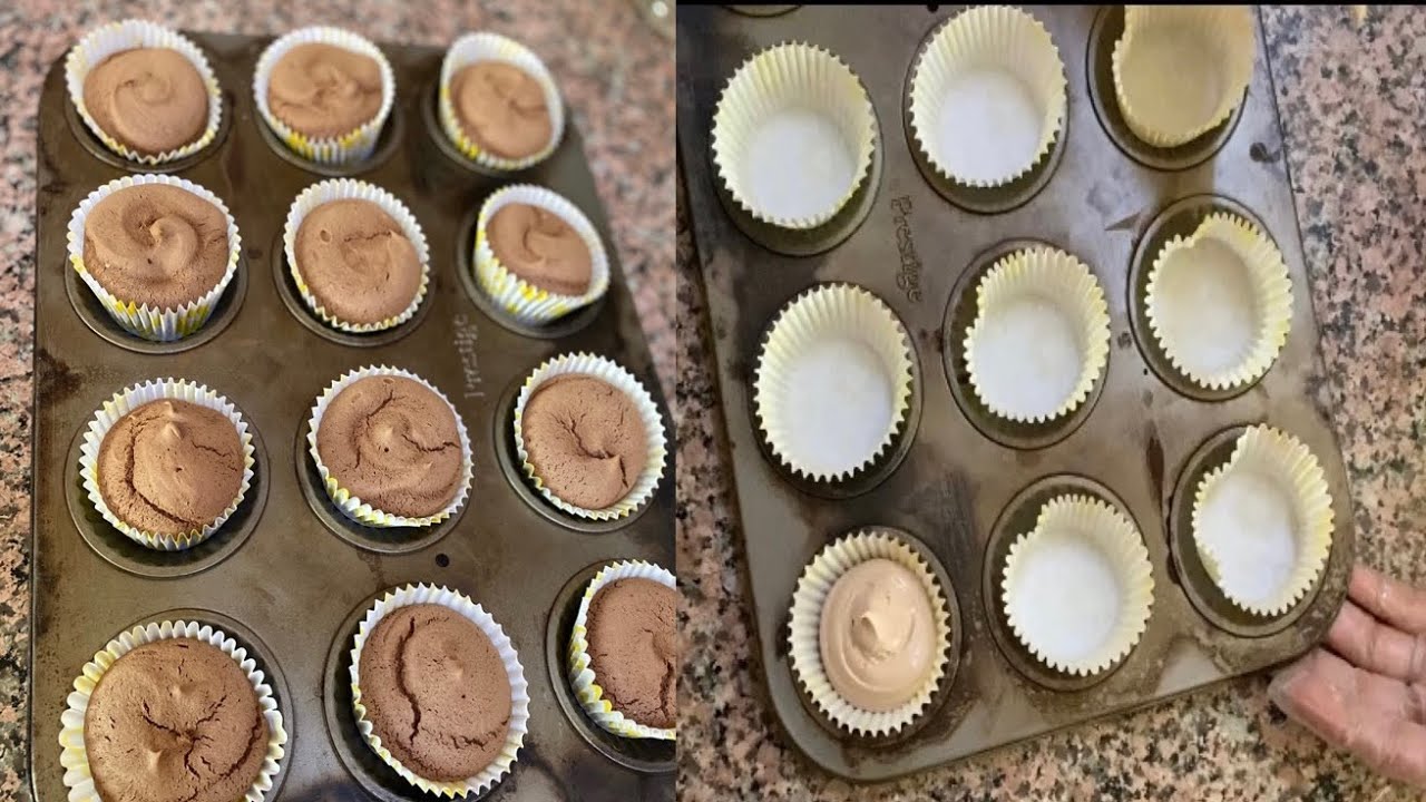 كب كيك طريقة عمل كب كيك الشوكولاته بالمحسن| لذيذه👌🏻