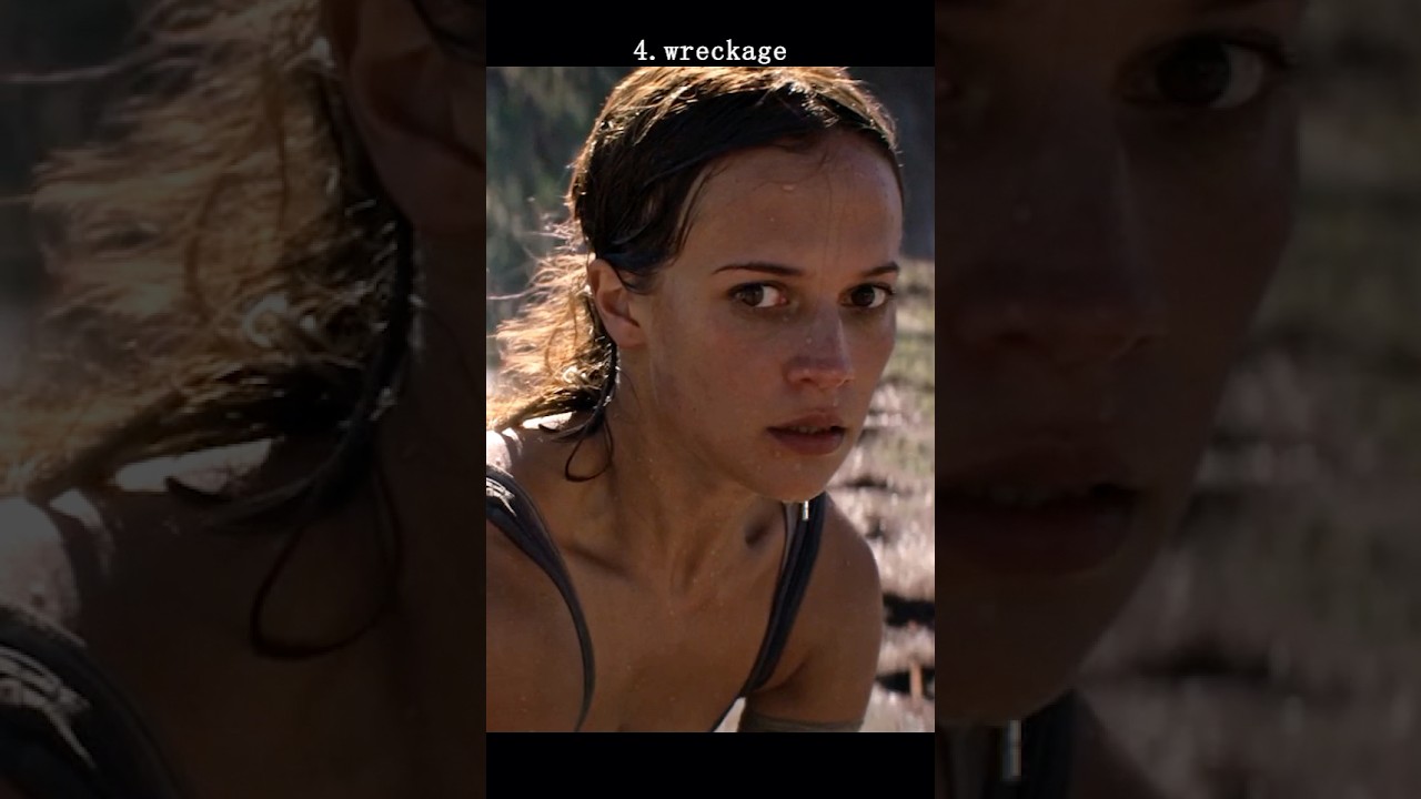 Lara's DEADLY Waterfall Escape! The INTENSE Plane Crash Sequence | Tomb Raider (2018 #movie #film