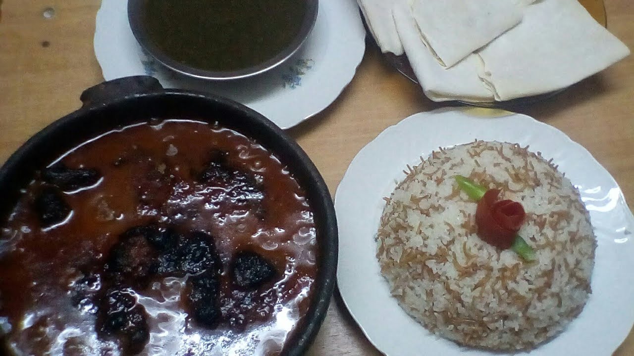 طاجن المرج باللحمه الصعيدى 😋😋😋