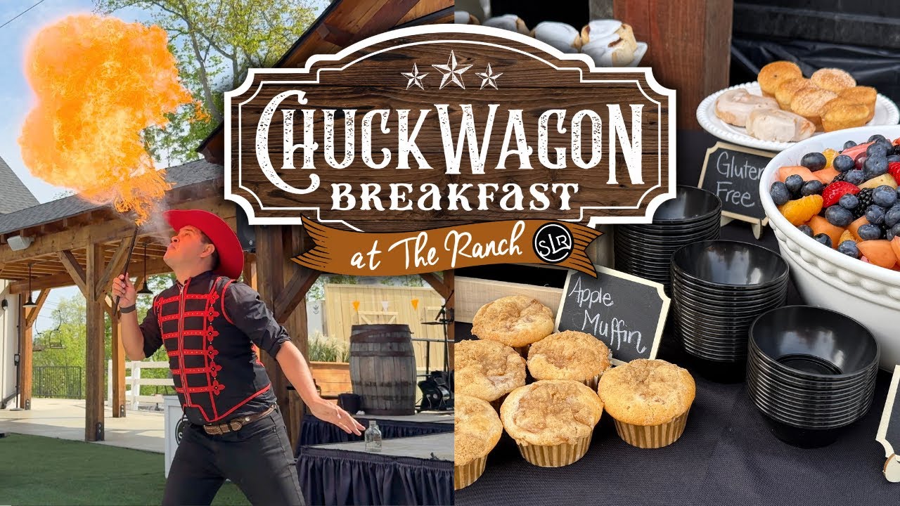 NEW SkyLand Ranch Chuckwagon Breakfast at the Ranch | FULL Menu & Show