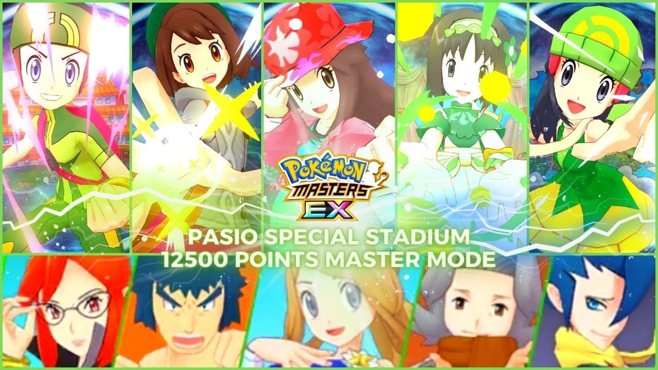Pok&eacute;mon Masters EX | 🏟 Pasio Special Stadium 🏟 12500 Points Master Mode