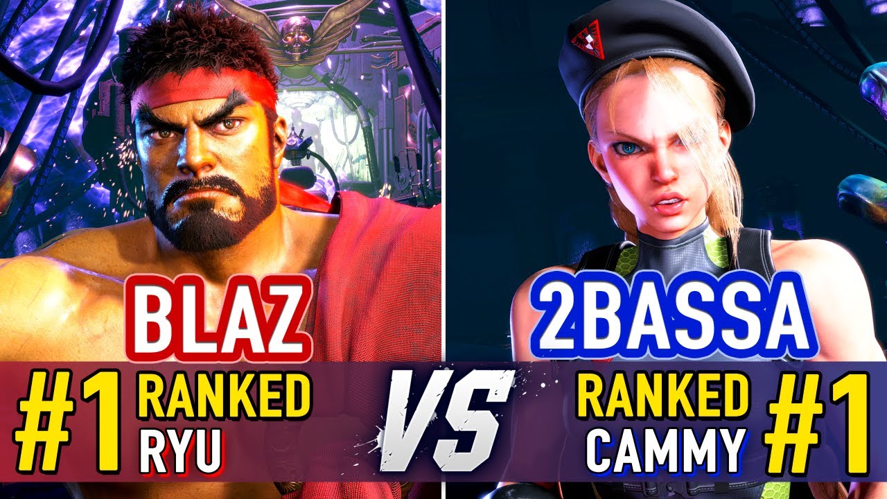 SF6 🤜 BLAZ (#1 Ranked Ryu) vs 2BASSA (#1 Ranked Cammy) 🤛 SF6 High Level Gameplay