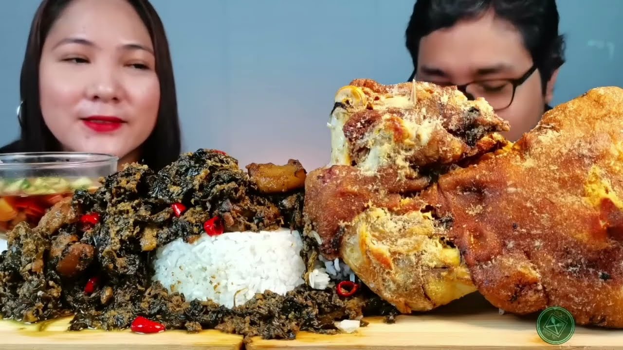 Crispy Pata at Laing Mukbang