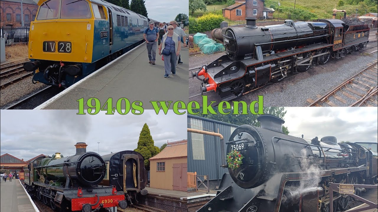1940s Weekend at the Severn Valley Railway #subscribe 29/6/24