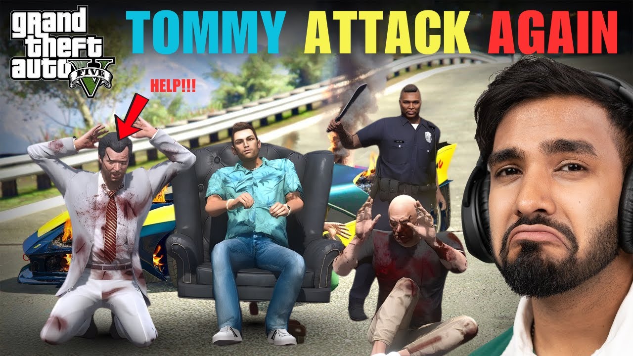 Tommy's Biggest Attack again on Techno Gamerz in GTA 5!